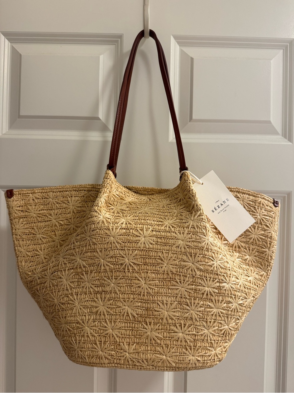 Sézane Mara Basket Bag - Picture 6 of 11